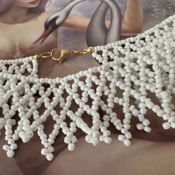 Beaded Chocker Necklace - Picture 2 of 5